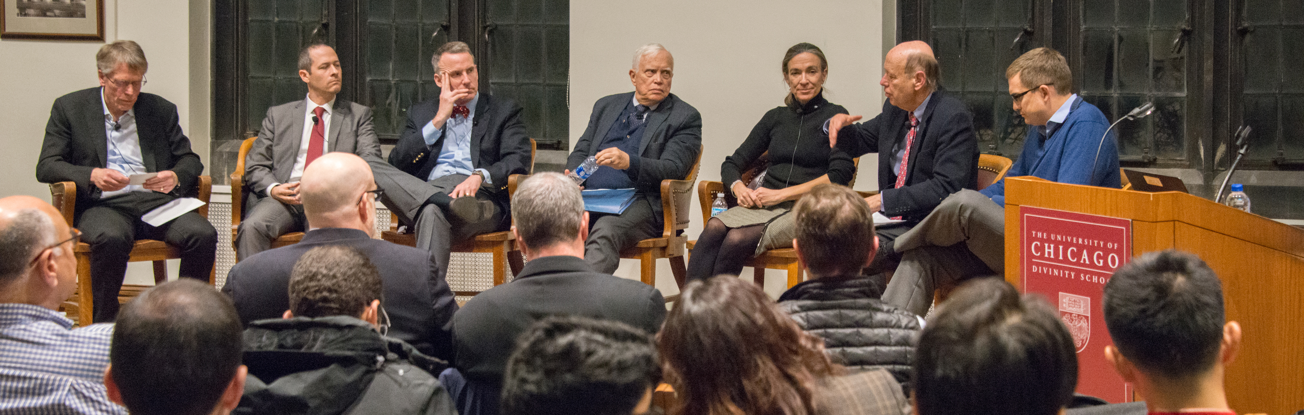 20191108 BFI University of Chicago Policy Forum on the Pension Crisis. Held on November 08, 2019 at Swift Hall. (Photo by Joe Sterbenc)